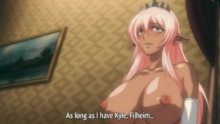 Elf with Big Tits Loves to Make on Ahegao Face and Fuck