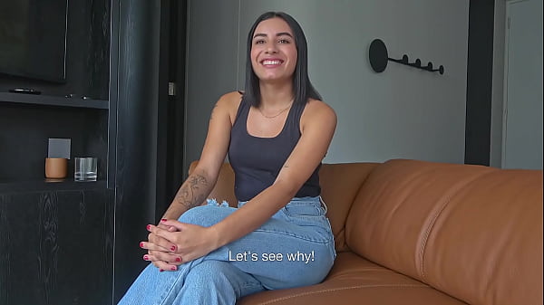 Skinny 18yo Latina Hottie Drilled Deep By BWC In Amateur Couch Audition